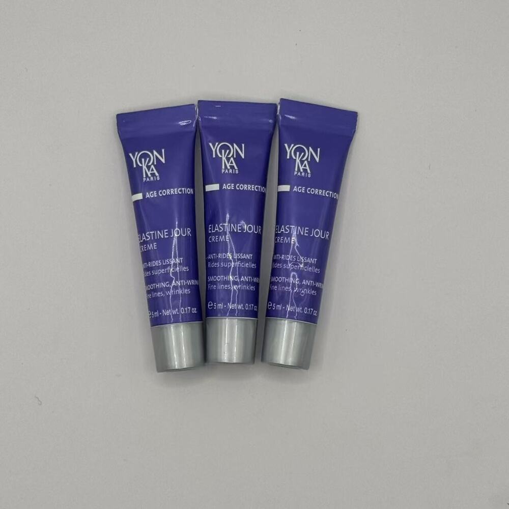 Yon-Ka Elastine Jour Plumping Anti-Aging Moisturizer Cream 3Pcs x 0.17oz=0. 51oz